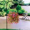 2-Pack Artificial Hanging Flowers – Realistic Silk Daisies in Purple and Red, UV-Resistant Outdoor Décor for Porches, Patios, Windows, and Yards, Perfect for Spring and Summer
